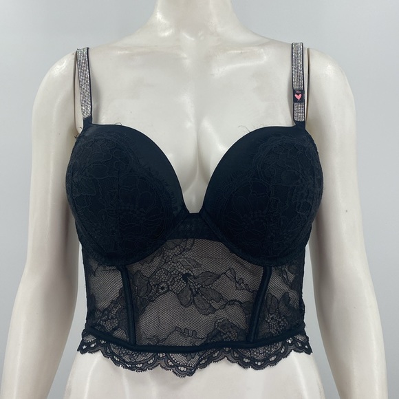 VERY SEXY Bombshell Shine Strap Push-Up Corset Top - Picture 1 of 10